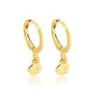 Brinco Click Cadeado Radhau Folheado A Ouro 18k