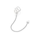 Brinco coração com piercing de pressão 327073 Rommanel