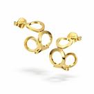 Brinco de Argola Couti Banhada a Ouro 18K Hipoalergênico