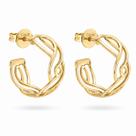 Brinco de Argola Couti Banhada a Ouro 18K Hipoalergênico