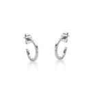 Brinco De Argola De Tarraxa Masculino Aço Inox Hipoalérgico