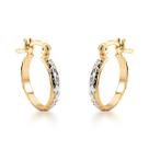 Brinco De Argola Feminina Folheado Ouro 18k Antialérgico