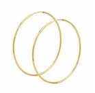 Brinco de Argola Grande Banhado a Ouro 18k