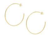 Brinco de Argola Grande Banhado a Ouro 18k