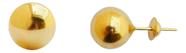 Brinco De Bola 8mm Adulto Ouro 18k