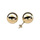 Brinco de Bola 8mm Ouro 18K Mod 042-1