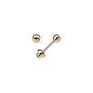 Brinco de Bola Infantil 2,5mm Ouro 18K Mod 047