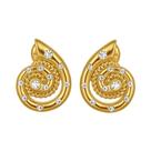 Brinco De Concha Com Zircônia Cúbica Banhado a Ouro 18K, À Prova d'Água, Em Aço Inoxidável, Joia De Brinco De Concha Com Zircônia Cúbica Banhado a Ouro 18K, À Prova d'Água, Em Aço Inoxidável, Joia De