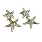 Brinco de Estrelas do Mar Douradas Pendurado