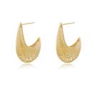 Brinco de Fios Semi Joia Banhado Ouro 18k