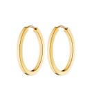 Brinco de ouro 18 k Argola 1,4 Cm .