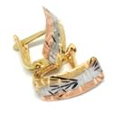 Brinco de ouro 18k Escrava 1cm x 0,5 cm
