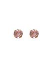 Brinco De Ouro 18k750 Segundo Furo Cartilagem Zirconia Rosa 5mm