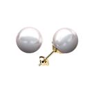 Brinco de Pérola 8mm Ouro18K Mod 069