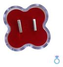 Brinco De Prata Palito Retangular 925 Original 5mm