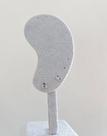 Brinco de prata zircônia oval
