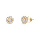 Brinco Diamantes Full Cut em Ouro 18K - AU13782