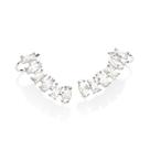 Brinco ear cuff com piercing BRANCO 820133 Rommanel