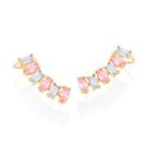 Brinco ear cuff com piercing COLORIDO 527135 Rommanel