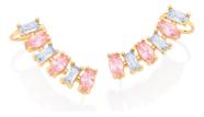 Brinco Ear Cuff Com Piercing De Pressão Cra 527135