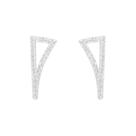 Brinco Ear Cuff Cravejado em Prata 925 Brinco Ear Cuff Cravejado em Prata 925