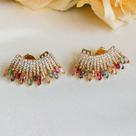 Brinco Ear Cuff Dourada Meteoro Color