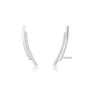 Brinco Ear Cuff em Prata 925 Legítima e Zircônias
