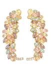 Brinco Ear Cuff Essencia Cristais Coloridos