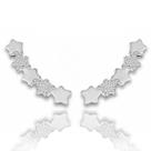 Brinco Ear Cuff Estrelas Banhado a Prata