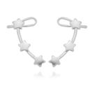 Brinco Ear Cuff Estrelas de Prata 925