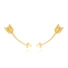 Brinco Ear Cuff Flecha de Semijoia