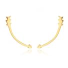 Brinco Ear Cuff Flecha de Semijoia