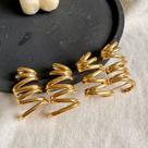 Brinco ear cuff liza banhado em ouro 18k