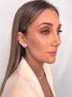 Brinco Ear Cuff Piercing Fake Cristal
