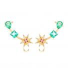 Brinco Ear Cuff Turmalina Estrela Color