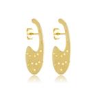 Brinco Ear Hook Chapado Alta Fusão