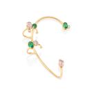 Brinco ear wrap folheado a ouro COLORIDO 526981 Rommanel