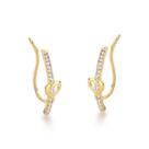 Brinco Earcuff com Coração Banhado a Ouro 18k Brinco Earcuff com Coração Banhado a Ouro 18k