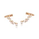 Brinco EarCuff de Prata Rosé Brinco EarCuff de Prata Rosé