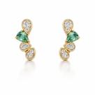 Brinco Earcuff delicado com Zirconia Banhada a ouro 18k Brinco Earcuff delicado com Zirconia Banhada a ouro 18k
