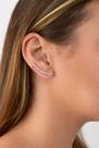 Brinco Earcuff par folheado a ouro e a prata Brinco Earcuff par folheado a ouro e a prata