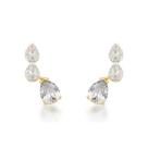 Brinco Earcuff Três Gotas Banhado a Ouro 18k Brinco Earcuff Três Gotas Banhado a Ouro 18k