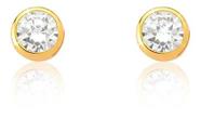 Brinco Em Ouro 18k 0,750 Com Zircônias