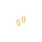 Brinco em Ouro 18K Argola com Zircônias - AU11169