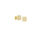 Brinco em Ouro 18K Pavê com Zircônias - AU3249