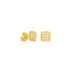Brinco em Ouro 18K Pavê com Zircônias - AU4860