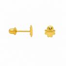 Brinco em Ouro 18K Trevo de 4 Folhas - Par de Brincos Brinco em Ouro 18K Trevo de 4 Folhas - Par de Brincos