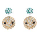 Brinco Emoji Dourado (2 Pares) BC2780 Brinco Emoji Dourado (2 Pares) BC2780