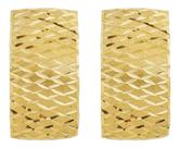 Brinco Estilo Escrava Rendado Ouro 18k Losango Feito A Mão Brinco Estilo Escrava Rendado Ouro 18k Losango Feito A Mão