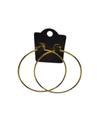Brinco Feminino Argola Circulo Grande Banhado a Ouro 18K Brinco Feminino Argola Circulo Grande Banhado a Ouro 18K